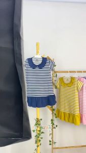 DASTER ANAK PEREMPUAN USIA 1 2 3 4 5 TAHUN MOTIF SALUR KOMBINASI