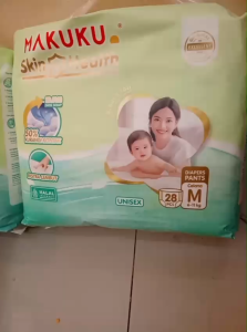 MAKUKU SKIN HEALTH PANTS M28 L26 XL24 XXL22//Popok Baby Pants