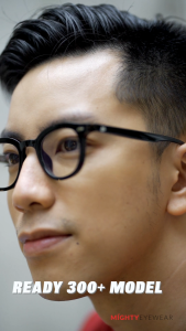 MIGHTY Kacamata PhotoChromic AntiRadiasi Pria - Kaiser Brown