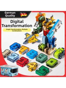 Educational Transformers Construction Blocks for 3-6 Year Olds