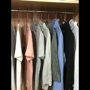 ❤️Multifunctional 5-hole Windproof And Non-slip Magic Clothes Hanger Wardrobe Categorization Clothes Drying Rack Storage Rack