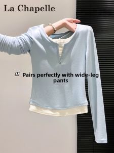 La Chapelle | Faux Two-Piece Slimming Women T-Shirt