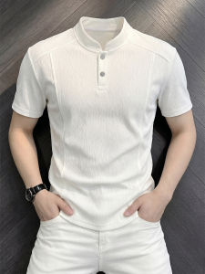 Summer Quick-Dry White Polo T-Shirt