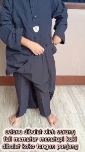 Koko / Koko Anak Lengan Panjang / Setelan Koko Anak SARCEKO / Baju Muslim Anak Laki Laki / Baju Lebaran Anak / Pakaian Muslim Anak Laki Laki