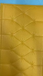 RW Wallpaper Stiker 3D Foam Headboard Gold Dinding Busa Wall Foam Dinding Head Sticker