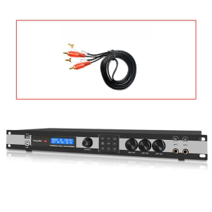 NXG Digital Pre-Effector KTV Professional Karaoke Reverb Anti-Howling Feedback Suppressor Audio Processor