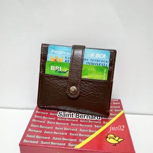 Dompet Kartu Card Holder Kulit Kambing Lokal Home Industri
