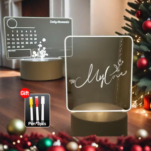 3D Night LED Light Lamp Base & Clear Acrylic Dry Erase Board: A Comprehensive Guide