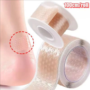 100cm Gel Heel Protector Foot Patches Self-adhesive Blister Cover Heel Liner Shoes Stickers Foot Care Patch Soft Cushion Stickers