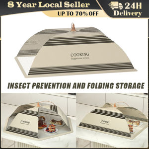 Folding Food Mesh Cover Tent Home Table Meal Vegetable Fruit Umbrella Breathable Insect-proof Food Cover Net Kitchen Accessories Mesh Food Cover Folding Vegetable Cover Dust-proof Breathable Fine Net Screen Umbrella For Outdoors Parties Picnics BBQ Reusab