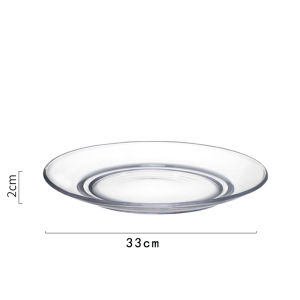Heat-Resistant Creative Glass Plate Transparent