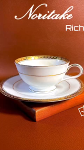 NORITAKE 100% New - Richmond - 01 Set Trà Chiều Hoàng Kim Mạ Vàng 24k