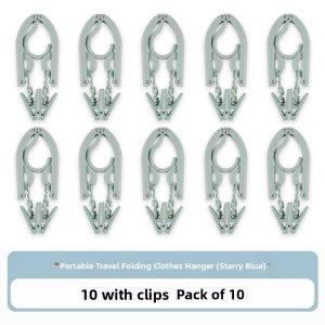 NIGESI | Multifunctional Portable Clothes Hanger with Clip Foldable