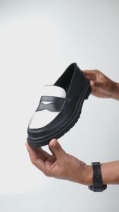 SHAWN BLACK |ManNeedMe x Jack| Sepatu Loafers Pria Formal Slip On