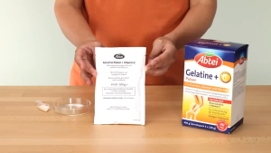 ABTEI - Bột Gelatin và Vitamin C hỗ trợ DA-KHỚP XƯƠNG-TÓC đặc biệt là SỤN KHỚP 4 gói bột 100g - Gelatine Pulver