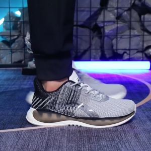 Keeping Sepatu Sneakers Pria Abu Fashion Trendy Trendy Comfy Sepatu Ringan Cowok Olahraga Lari Sports Running Shoes KSL305