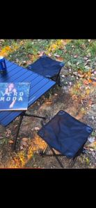 เก้าอี้พับกลางแจ้ง ดเล็กการเสริมแรงพิเศษ แบกภาระ 100kg เก้าอี้สตูลบาร์บีคิวแบบพกพารถไฟสตูลแคมป์ปิ้งขนา ตกปลาเก้าอี้