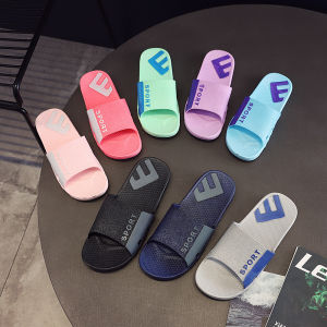 รองเท้าแตะผู้ชายสำหรับใส่นอกบ้านในฤดูร้อนรองเท้าใส่ในบ้านนวดนุ่มกันลื่นระงับกลิ่นสำหรับใส่ในบ้านรองเท้าแตะแบบสวมสำหรับคู่รักใช้ในบ้านผู้หญิง