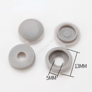 100pcs Screw Decorative Cover Cross Screw Nail Cap Folding Buckle for Car Furniture Decorative Nuts Cover Furniture Hardware