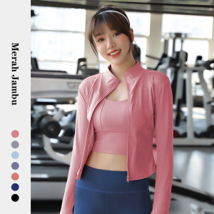 Jaket Olahraga Lengan Panjang Wanita/Jaket Wanita Sport Jogging Fitness Gym Yoga Olahraga Coat Jaket Sport Dengan Bahan Spandeks Pakaian Olahraga Kasual Untuk Kebugaran - Lazada