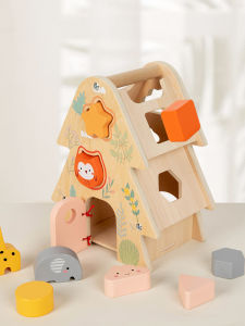 Hộp Giáo Dục Trí Tuệ Montessori Hình Khối Gỗ Cho Trẻ Em Từ 1-3 Tuổi Đồ Chơi Giáo Dục Hình Khối Cho Bé Trai Và Bé Gái