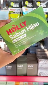 Holly Sabun Hijau 200gr Antiseptik Anti Bakteri dan Jamur Sabun Gatal dari Minyak Kelapa Berkualitas