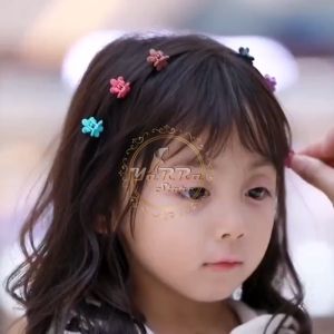 Jepit Rambut Korea Anak Perempuan Bentuk Bunga Kecil Aksesoris Hiasan Jepitan Rambut Wanita AK146