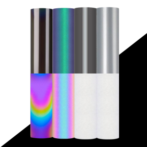 Reflective Puff HTV Vinyl Roll – 9.84*36 inches perfect for Cricut and silhouette embossing machines for handmade t-shirts