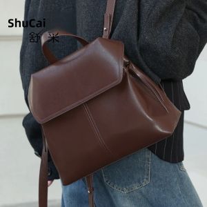 Thiết Kế Sang Trọng Ba Lô Nữ Chính Hãng Da Bò Cao Cấp Da Lộn Da Bò Túi Đeo Vai Thời Trang Chất Lượng Cao Túi Xách Nữ