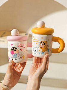 MODERN SWEETHOME | Thermal Cup Ceramic Inner Stainless Outer with Straw
