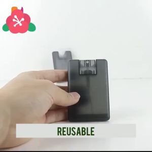 HIONE COD 10 Pcs 20ml Card Type Plastic Spray Bottles For Perfumes For Travel And Gift Alcohol/Perfume Refill Free Mini Funnel (1 free mini funnel for every 1 pc of spray bottles)