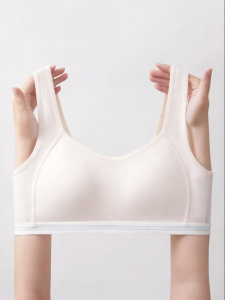 THREEGUN | Breathable Silk Sports Bra for Teenage Girls Development Stage 2 & 3