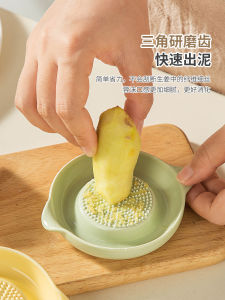 Fine Ceramic Garlic And Ginger Paste Maker Tool for Kitchen Hand Operated Mud Grinder Sauce Maker Tool for Cooking