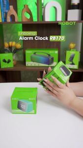 ROBOT Speaker RB170 Bluetooth 5.3 with LED Display & Alarm Clock Garansi 1 Tahun