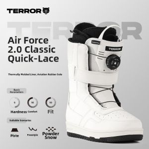 TERROR | Warm Slip-Resistant Waterproof Easy-On Single Buckle Ski Boots