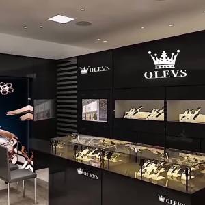 OLEVS | Đồng Hồ Nữ OLEVS 3606 Thiết Kế Hoa Camellia Dây Đeo Bằng Gốm Kim Cương Cân Kim Cương Sang Trọng Chuyển Động Thạch Anh Đồng Hồ Đeo Tay Chống Nước