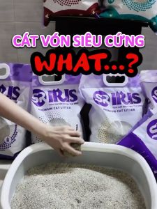 Cát Vệ Sinh Cho Mèo IRIS Có Than Hoạt Tính Vón Cứng Giảm Mùi Thấm Hút Hiệu Quả