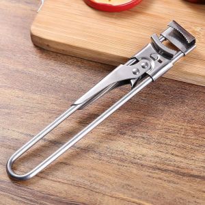 New Non-slip Stainless Steel Can Opener & Adjustable Bottle Opener