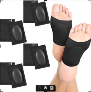 1 pair of arch supports flat arch support for women and men - Plantar fasciitis support brace compression arch support - arch support for flat feet and pain relief arch support sleeve high heel sock bandage