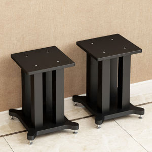 Desktop Loudspeaker Bracket Bookshelf Loudspeaker Box Support Floor-Standing Rack Surrounding HiFi Sound Tripod Mini Speaker Shock Absorber Tray