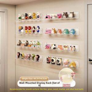 AOQILA | Clear Acrylic Wall-Mounted Display Shelf