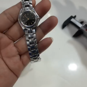 Đồng hồ nữ Thép không gỉ Citizen Junction Square size 28mm second hand Nhật