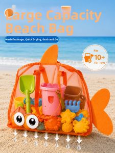 RUISHOU | Toy Storage Mesh Beach Bag