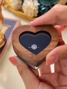 Original 925 Sterling Silver Moissanite Brick Ring Sapphire Six Claw Ring 10KT White Gold Filled Wedding Ring