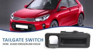 For Kia Sportage 2017-2019 Outside Parts Trunk Lid Lock Tailgate Handle Accessories Black Fittings 81260D9010 Tailgate Switch