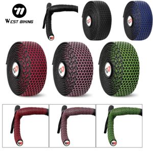 WEST BIKING Bike Handlebar Tape New Professional Soft Road PU EVA Anti-slip Bike Bars Grips Tape Cycling Bicycle Handlebar Tape