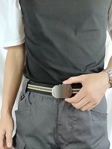 GoodhopesThắt Lưng Chiến Thuật Nam Mới Tinh Tế Cho Doanh Nhân Thắt Lưng Nylon Quân Đội Khóa Tự Động Màu Đen Cao Cấp Thắt Lưng Quân Đội Thể Thao Ngoài Trời Bằng Nylon Mềm  Chất Lượng Cao