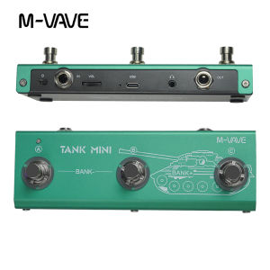 M-VAVE | M-VAVE Tank Mini Guitar Multi-effects Processor Pedal Built-in Cab Amp Mod FX Delay & Reverb Effects Support IR & OTG Recording