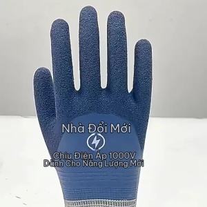 【T】1 Pair Electrical Insulated Gloves 1000V High Voltage Resistant Non Slip Rubber for Electrician Work Against Electric Shock