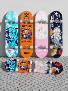 XTEP | Childrens Beginner Double Kick Longboard